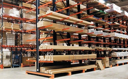 Cantilever Rack for Aurora warehouses