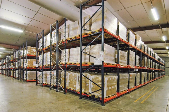 Push Back Pallet Rack for Aurora warehouses